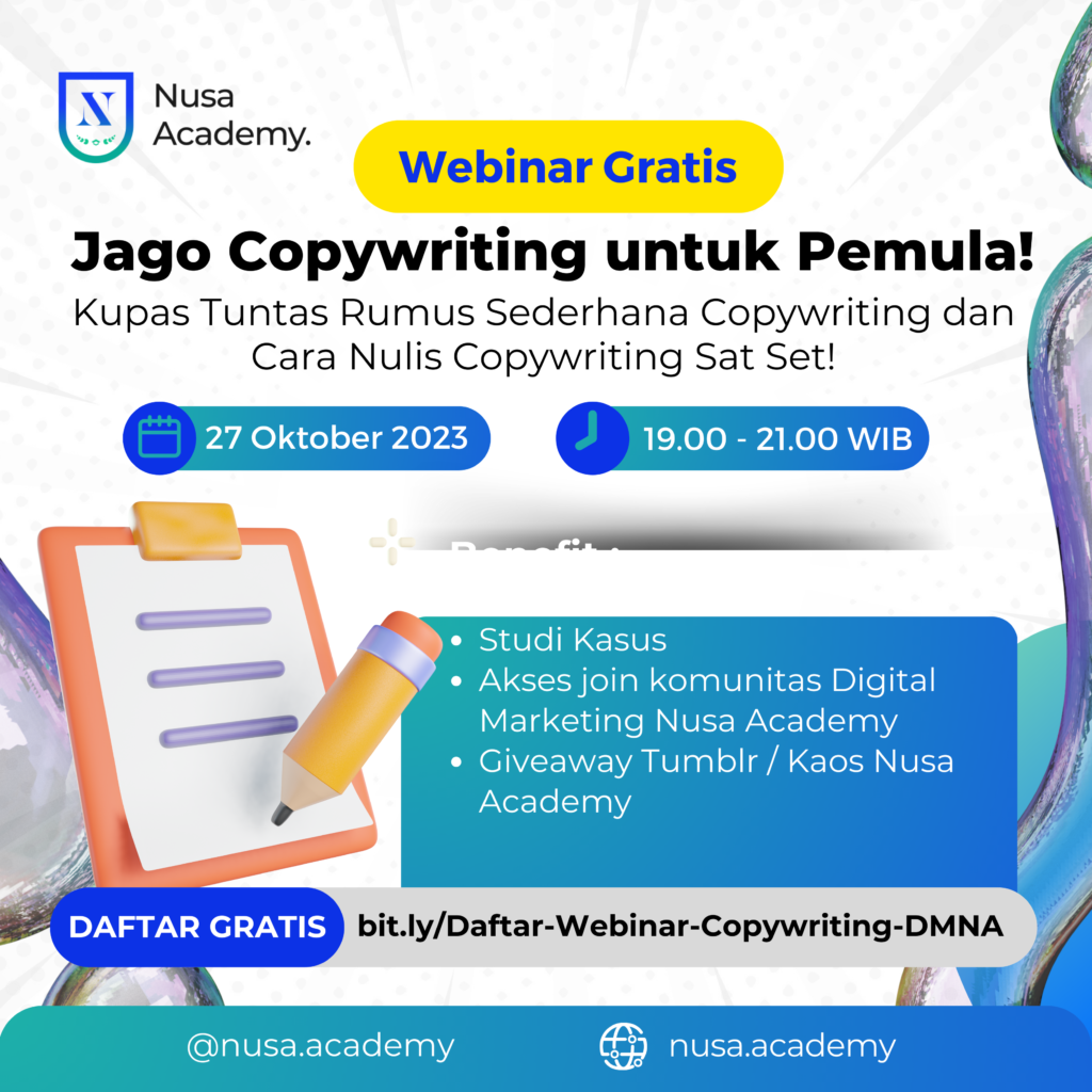 Webinar Digital Marketing Nusa Academy