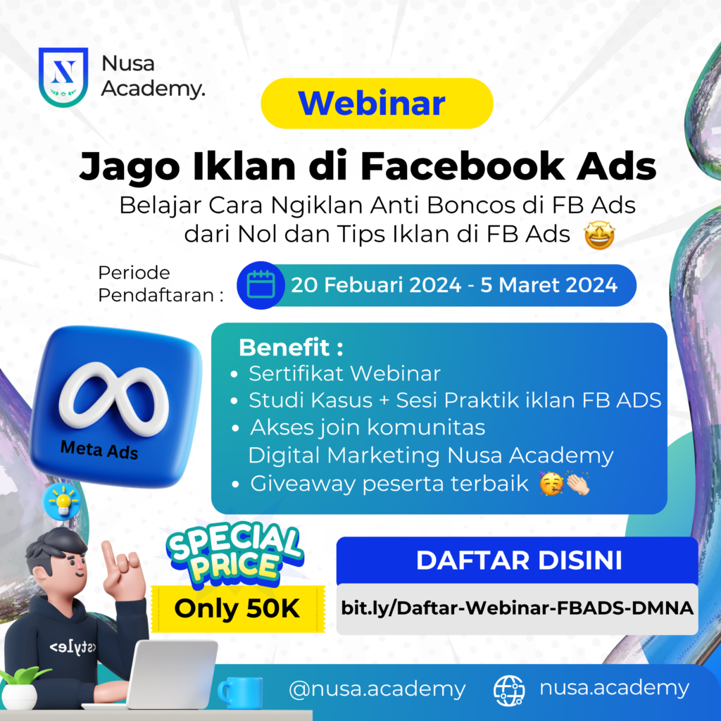 Webinar Digital Marketing Nusa Academy